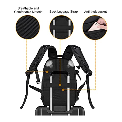 MOSISO Waterproof Camera Backpack with Laptop Compartment
