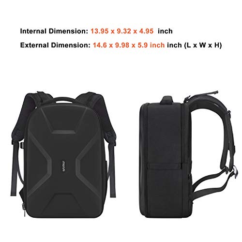 MOSISO Waterproof Camera Backpack with Laptop Compartment