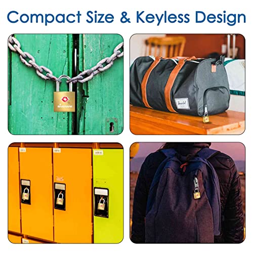 TSA Approved Travel Luggage Locks, Keyed Padlock - GIVERARE