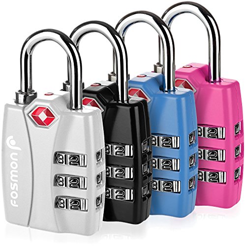 TSA Approved Luggage Locks - 4 Pack