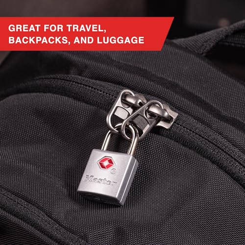 TSA Approved Master Lock Luggage Locks, 4 Pack