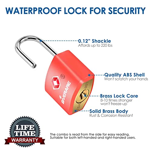 TSA Approved Travel Locks - 4 Pack