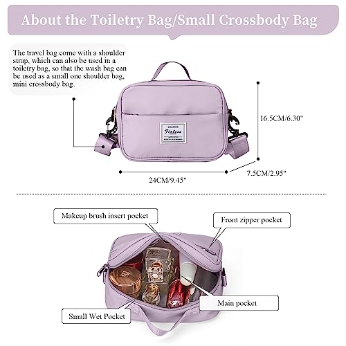 Women's Weekender Travel Duffel with Shoes & Toiletry