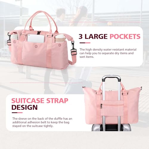 Waterproof Travel Duffel Weekender for Women and Men