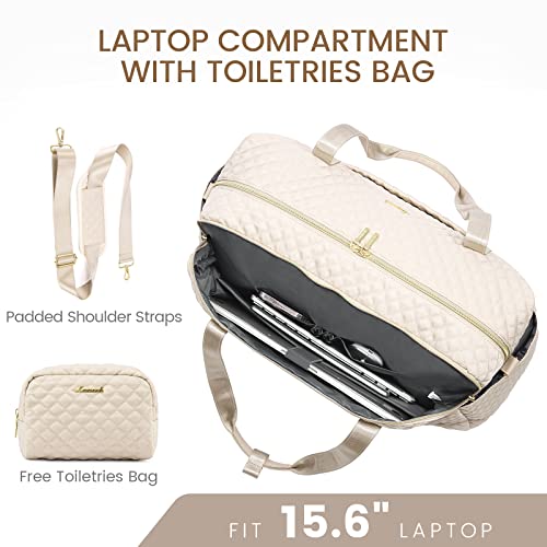 LOVEVOOK Weekender Duffel Bag with Laptop Compartment