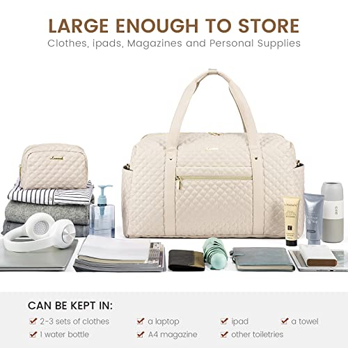 LOVEVOOK Weekender Duffel Bag with Laptop Compartment