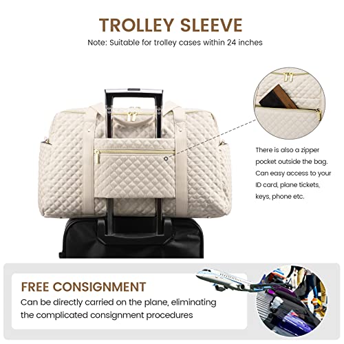 LOVEVOOK Weekender Duffel Bag with Laptop Compartment