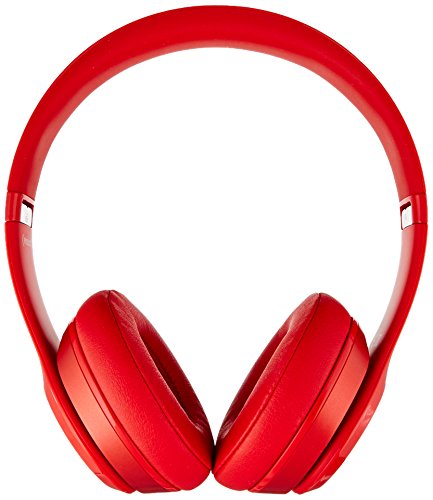 Red Beats Solo 2 WIRED On-Ear Headphone - Renewed