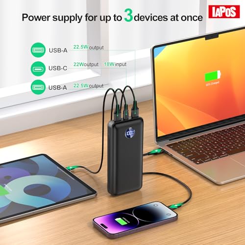 IAPOS Portable Charger 40000mAh Fast Charge Power Bank