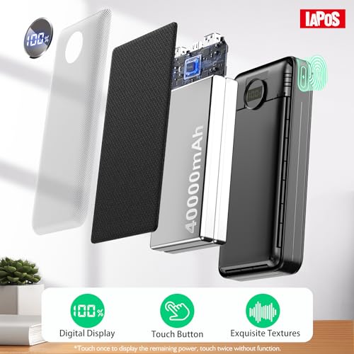 IAPOS Portable Charger 40000mAh Fast Charge Power Bank