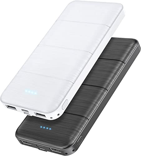 LOVELEDI Portable Dual USB Power Bank - 2 Pack