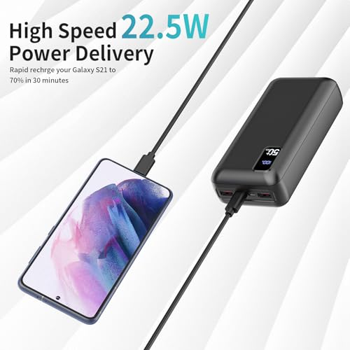 POIYTL 50000mAh Power Bank, Fast Charging, Portable