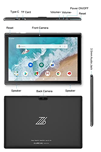 10.1" Android Tablet PC, Quad-Core, 32GB, Dual Camera