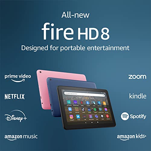 2022 Black Amazon Fire HD 8 Tablet, 32GB