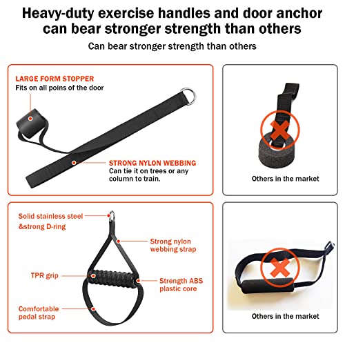 Portable Home Gym Resistance Band Bar Set