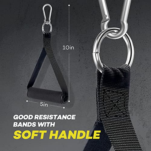 Heavy Resistance Bands with Handles and Door Anchor