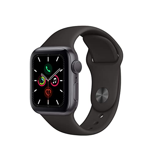 Apple Watch Series 5 - Space Gray Aluminum, Black Band