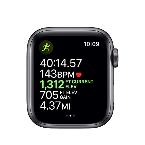Apple Watch Series 5 - Space Gray Aluminum, Black Band