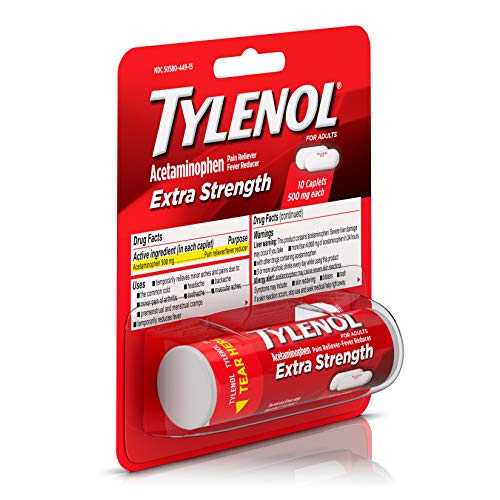 500mg Tylenol Extra Strength Caplets - 10 ct