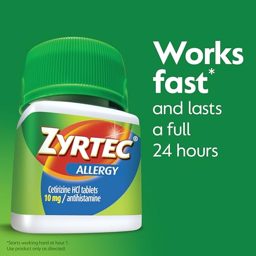Zyrtec 24 Hour Allergy Relief Tablets, 14 ct