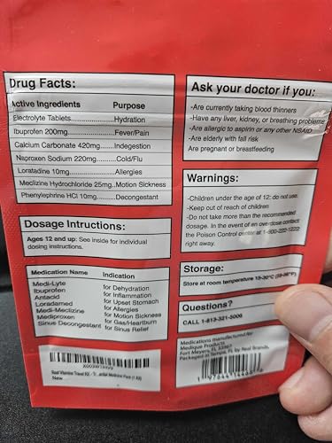 Travel RX Medicine Kit - Motion Sickness & More