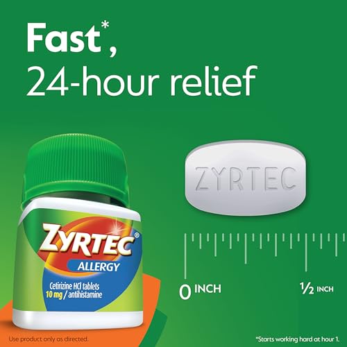 Zyrtec 24 Hour Allergy Relief Tablets, 14 ct
