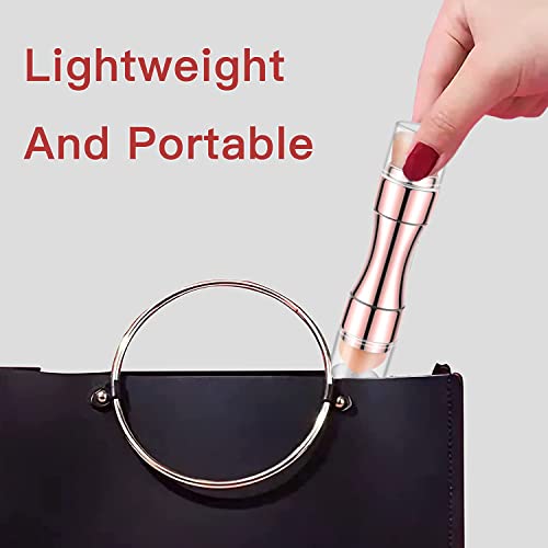 4-in-1 Travel Makeup Brush Set (Rose Gold)