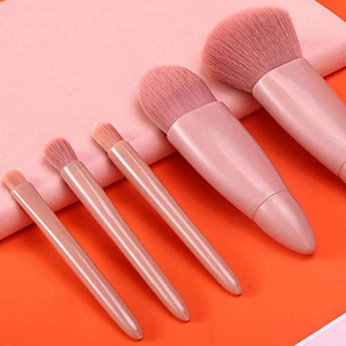 COSHINE Easy-taken Travel Makeup Brush Set (5pcs with mirror)
