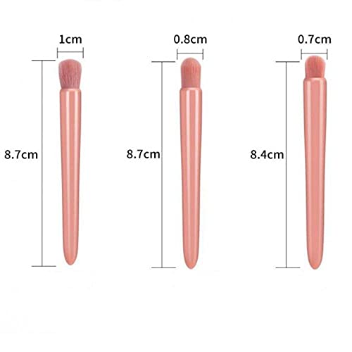 COSHINE Easy-taken Travel Makeup Brush Set (5pcs with mirror)