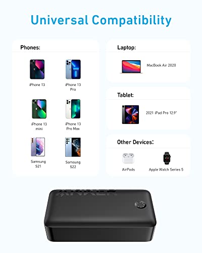 40,000mAh Anker Power Bank with USB-C Charging