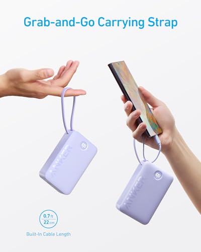 Anker Portable Charger, High-Speed Power Bank for iPhone/MacBook/Galaxy