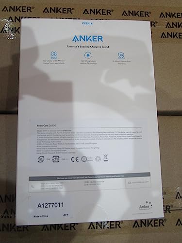 Anker Power Bank - 26,800 mAh, Dual Input, Triple USB