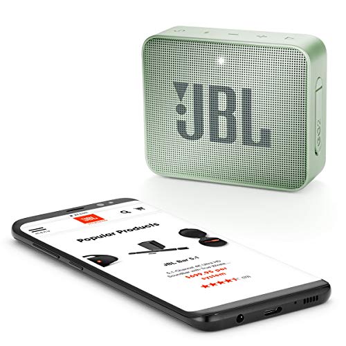 JBL GO2: Waterproof Bluetooth Speaker in Mint