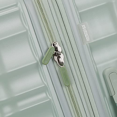 American Tourister Hardside Expandable Luggage, Sage Green, 20-Inch