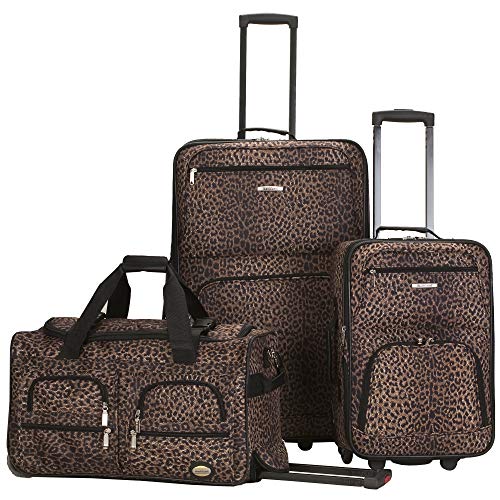 Rockland Vara Lightweight Telescopic 3-Piece Luggage Set