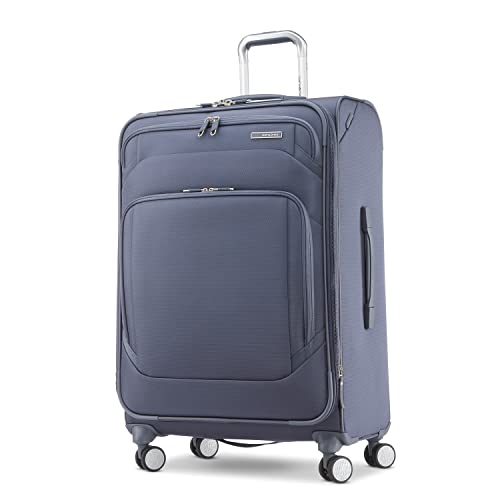 Samsonite Checked-Medium Spinner Suitcase, Slate