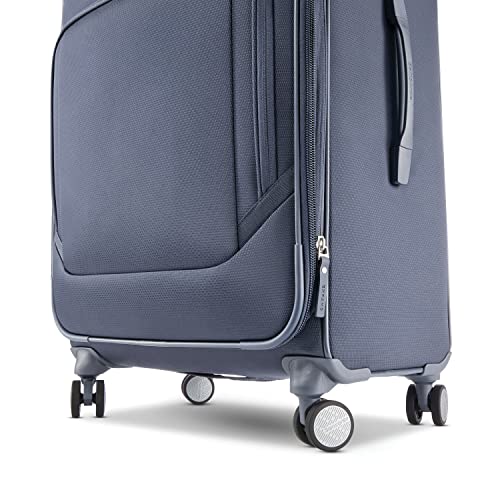 Samsonite Checked-Medium Spinner Suitcase, Slate
