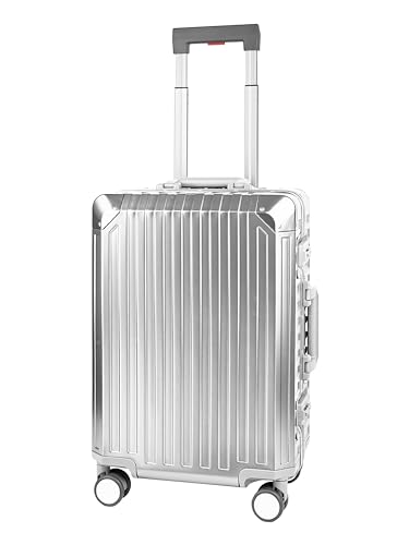 GLX2 All Aluminum Luggage Suitcase - Silver