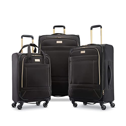 American Tourister Belle Voyage Spinner Luggage, Medium (25") - Black