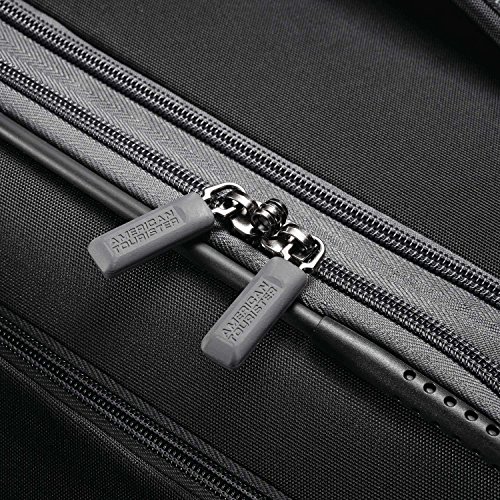 American Tourister 4 Kix Softside Luggage, Black/Grey, 21-Inch