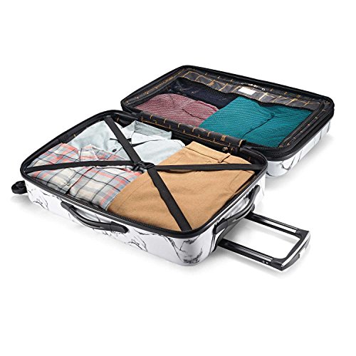 American Tourister Moonlight Hardside Spinner Carry-On, Marble 21-Inch