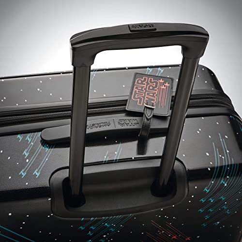 American Tourister Star Wars Spinner Luggage, Galaxy Print, 20