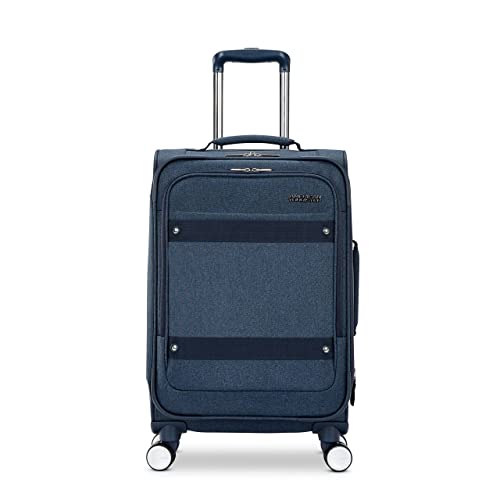 AMERICAN TOURISTER Expandable Softside Spinner Luggage, Navy Blue