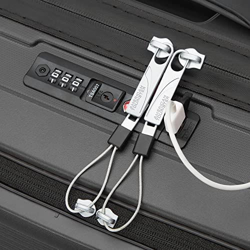 American Tourister Graphite Hardside Expandable Luggage, 20-Inch