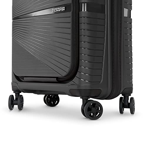 American Tourister Graphite Hardside Expandable Luggage, 20-Inch