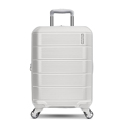 American Tourister Hardside Expandable Luggage, White Carry-On