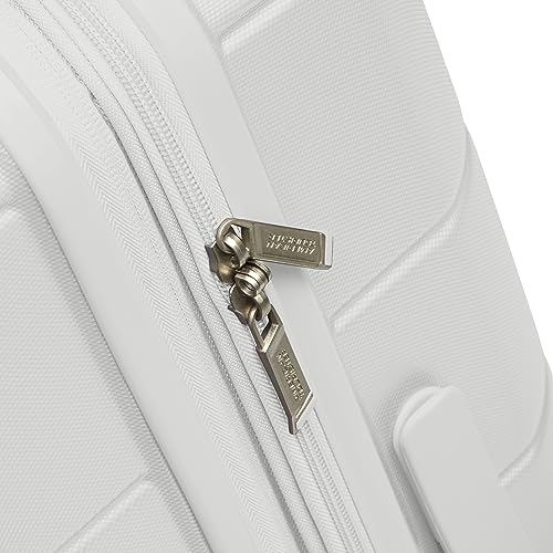American Tourister Hardside Expandable Luggage, White Carry-On