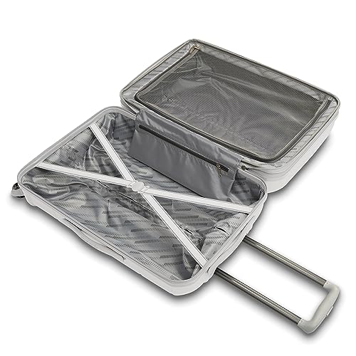 American Tourister Hardside Expandable Luggage, White Carry-On