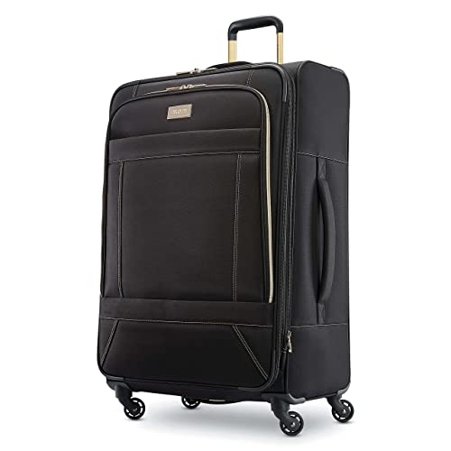 American Tourister Belle Voyage Spinner Luggage, Black, 28-Inch