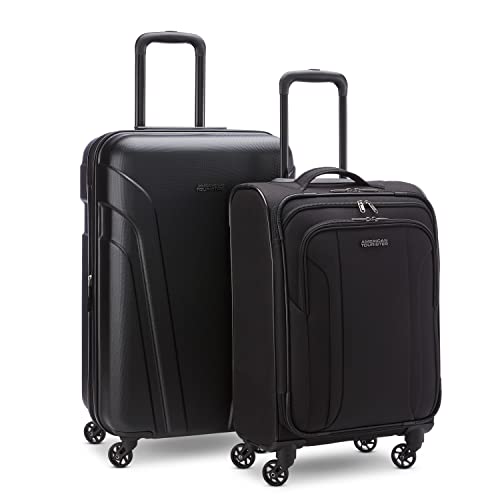 AMERICAN TOURISTER Troupe Set - Hardside & Softside, Black